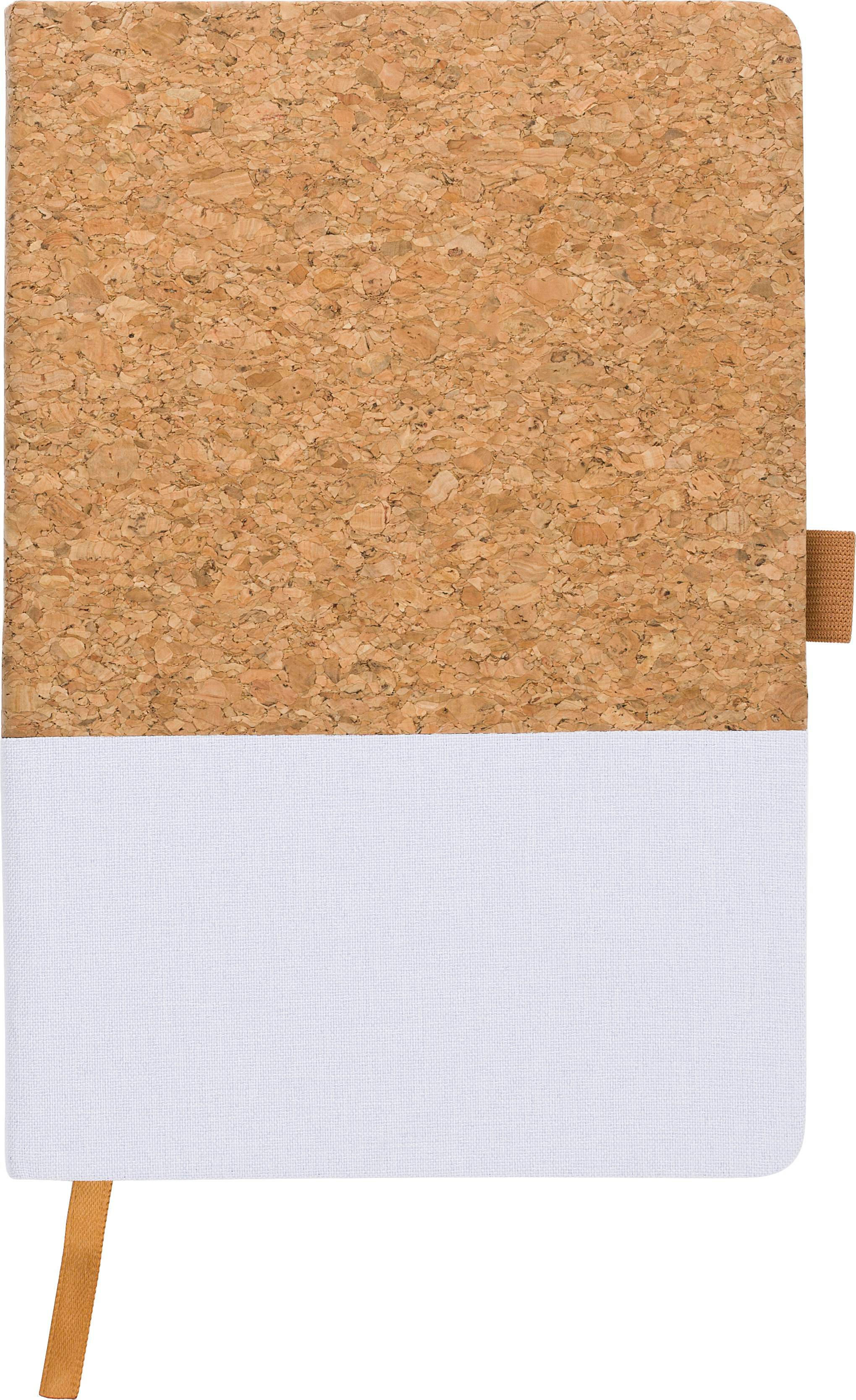 Cork and cotton notebook Trevor