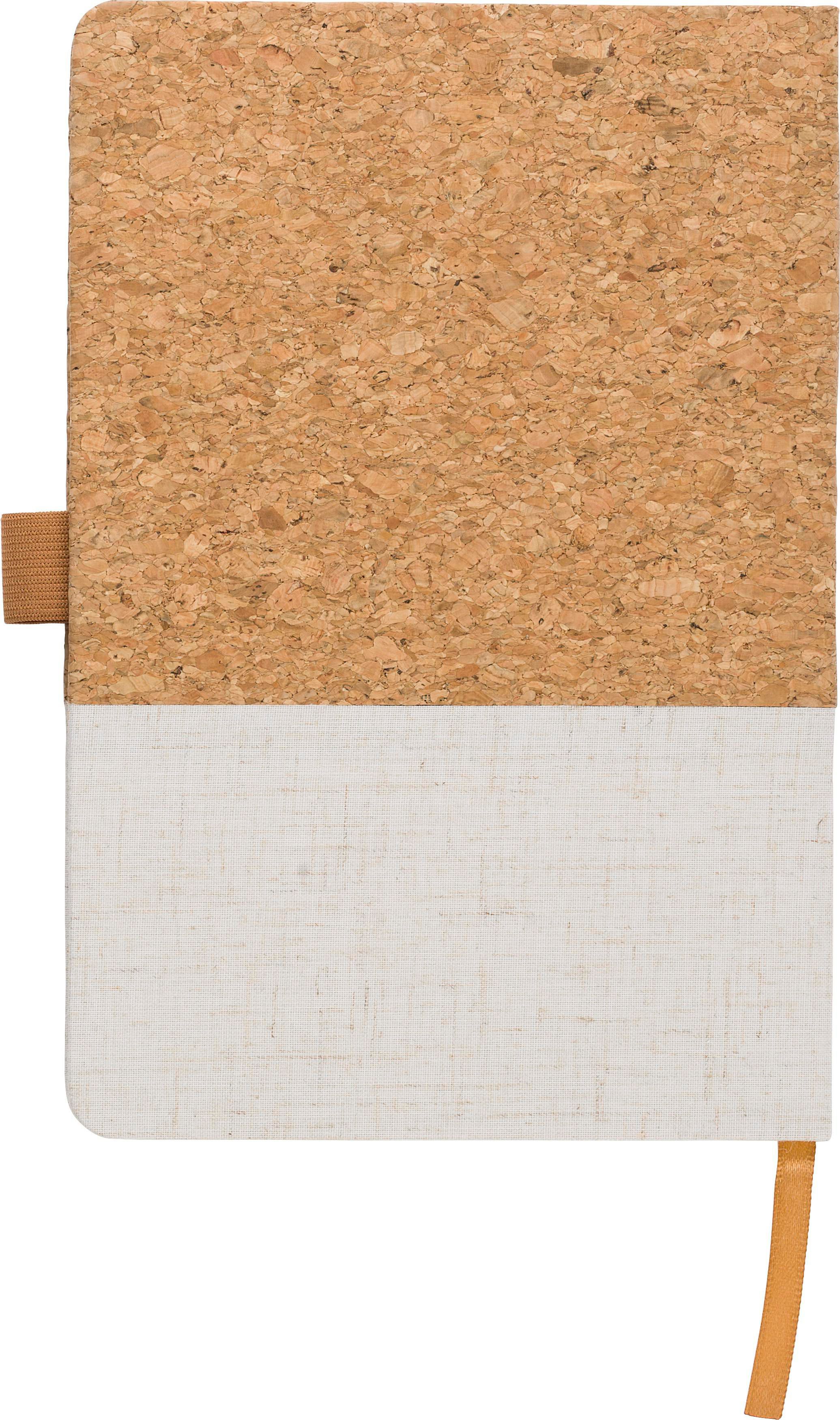Cork and cotton notebook Trevor