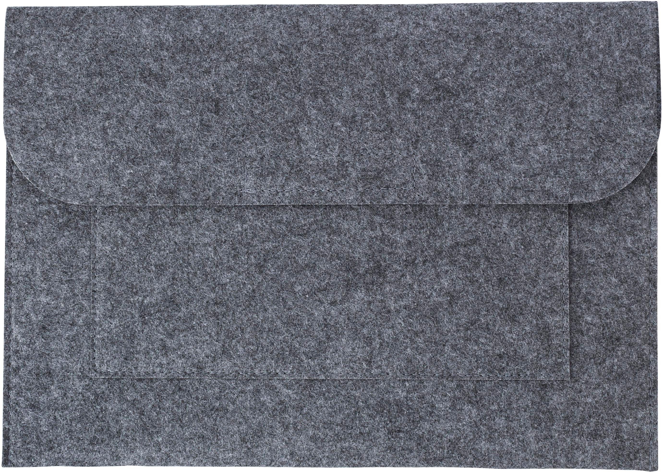 Document pouch Riley | Recycled felt | Velcro closure