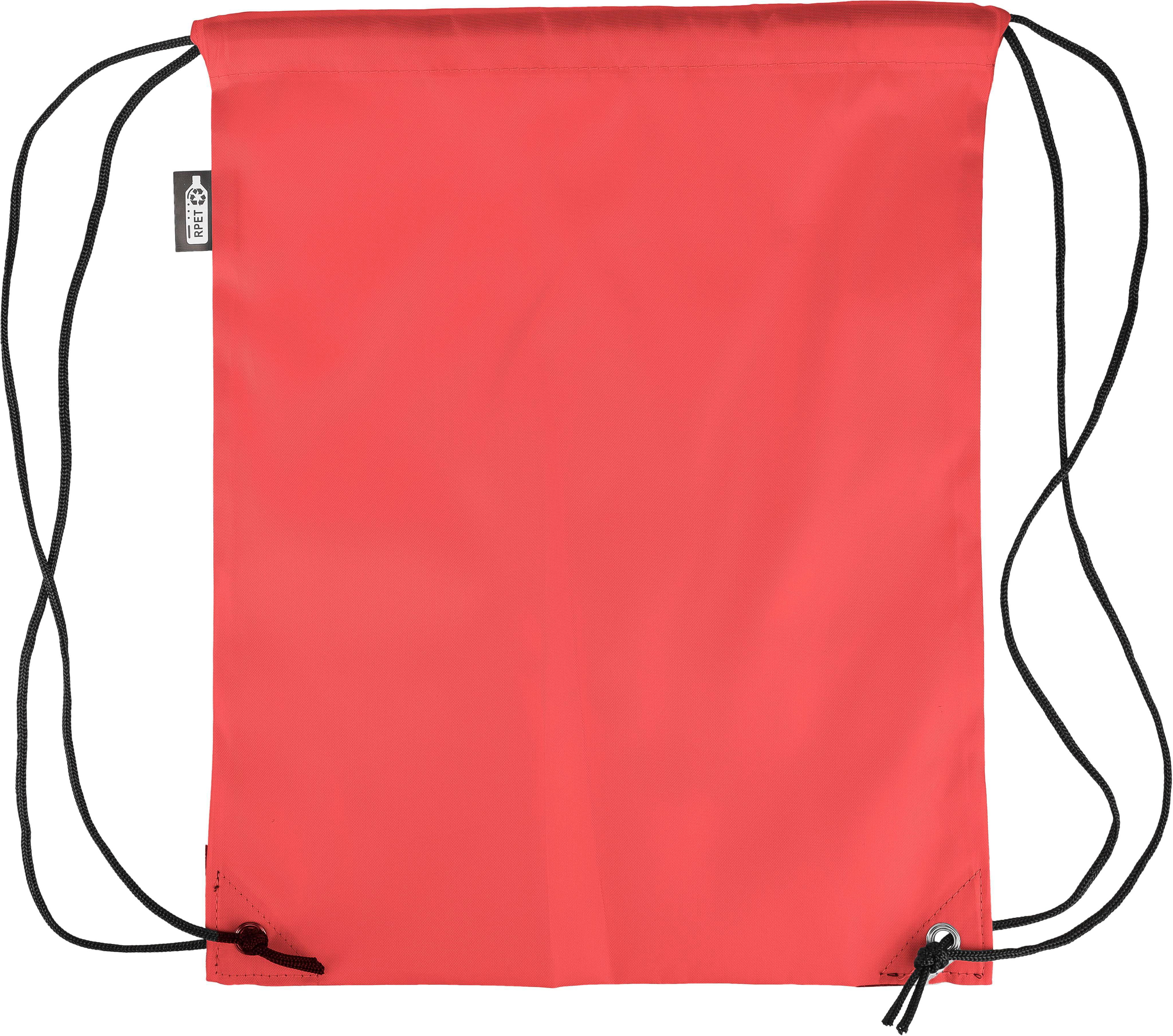 Recycled rPET polyester (210D) drawstring backpack Enrique