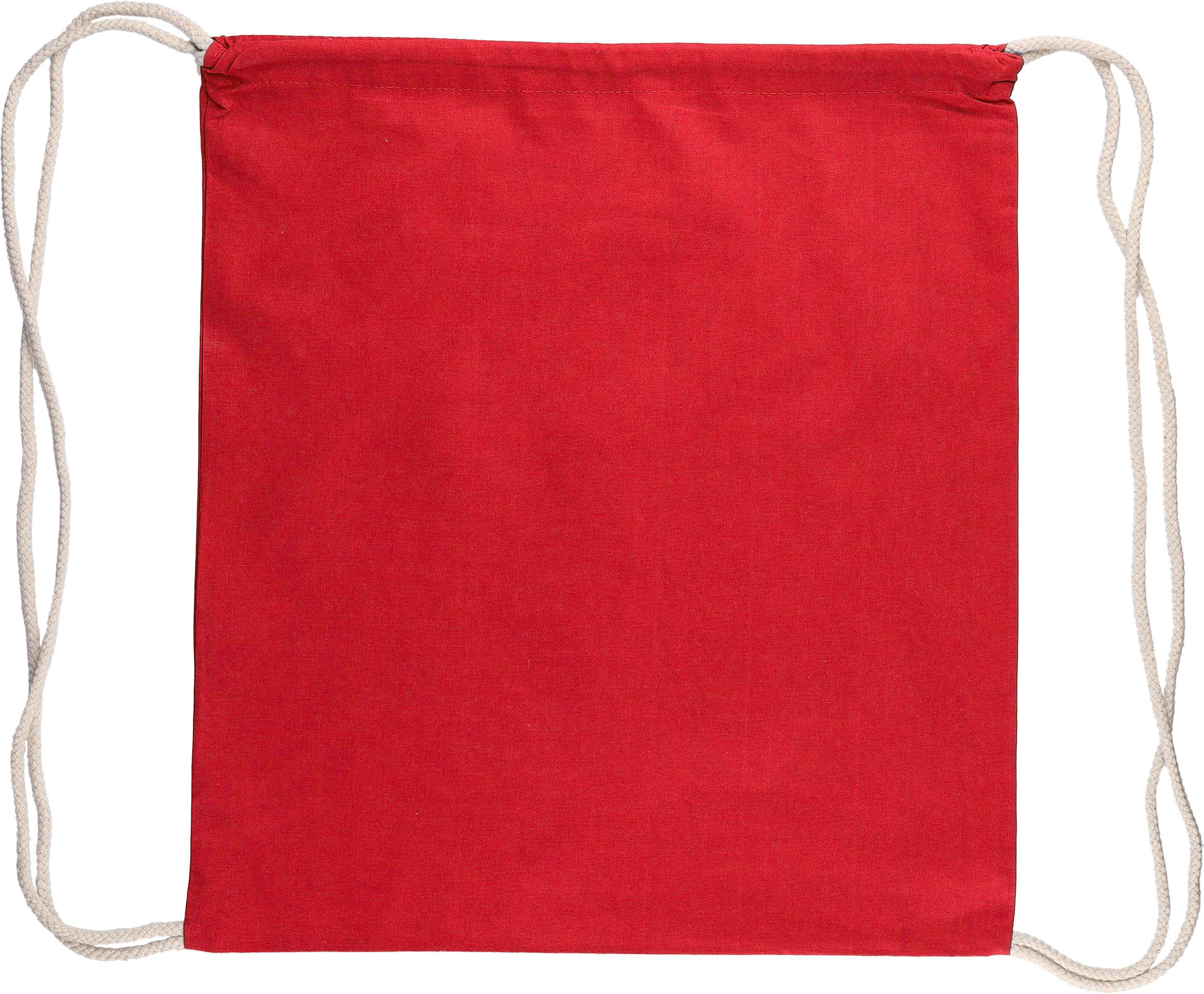 Cotton (140 gsm) drawstring backpack Bridget