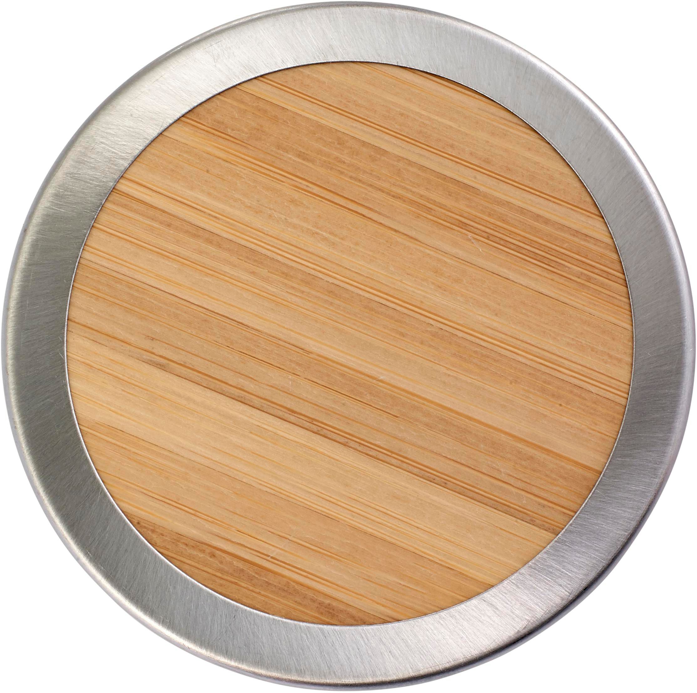 Drinking bottle Yara | Stainless steel and bamboo | 420 ml | Tea infuser