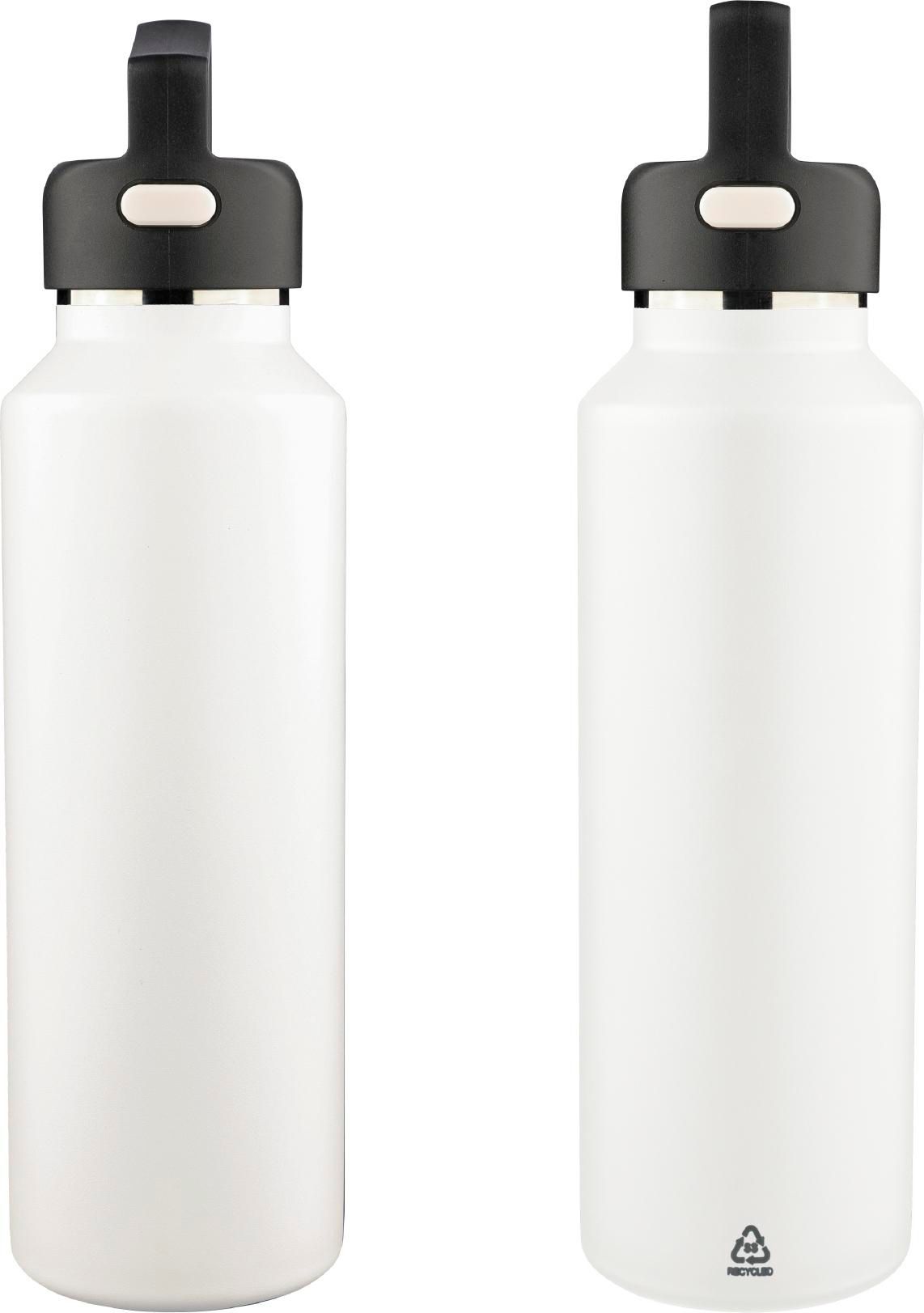 Botella termo de acero inox. reciclado Mace 600 ml