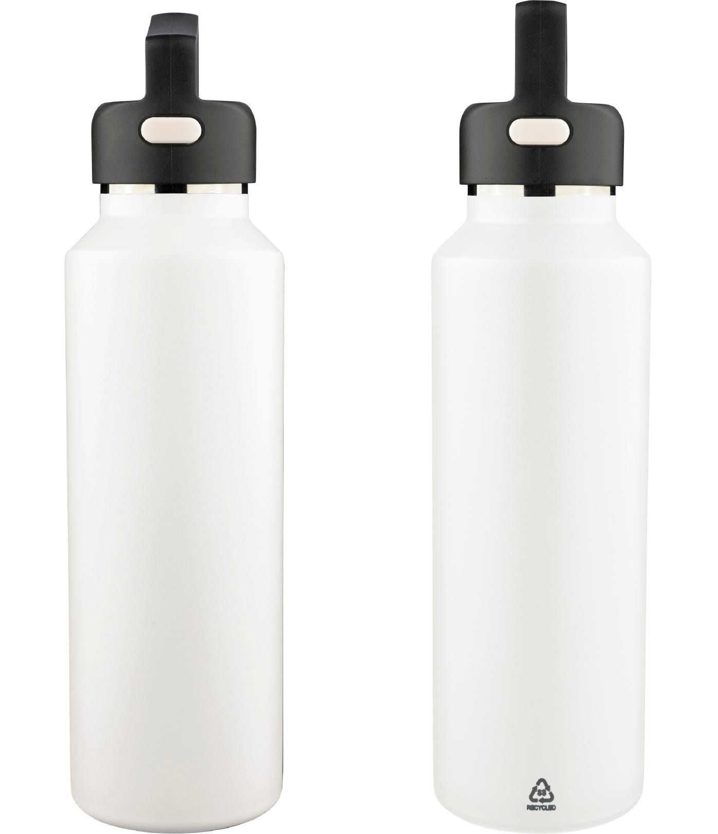 Botella termo de acero inox. reciclado Mace 600 ml