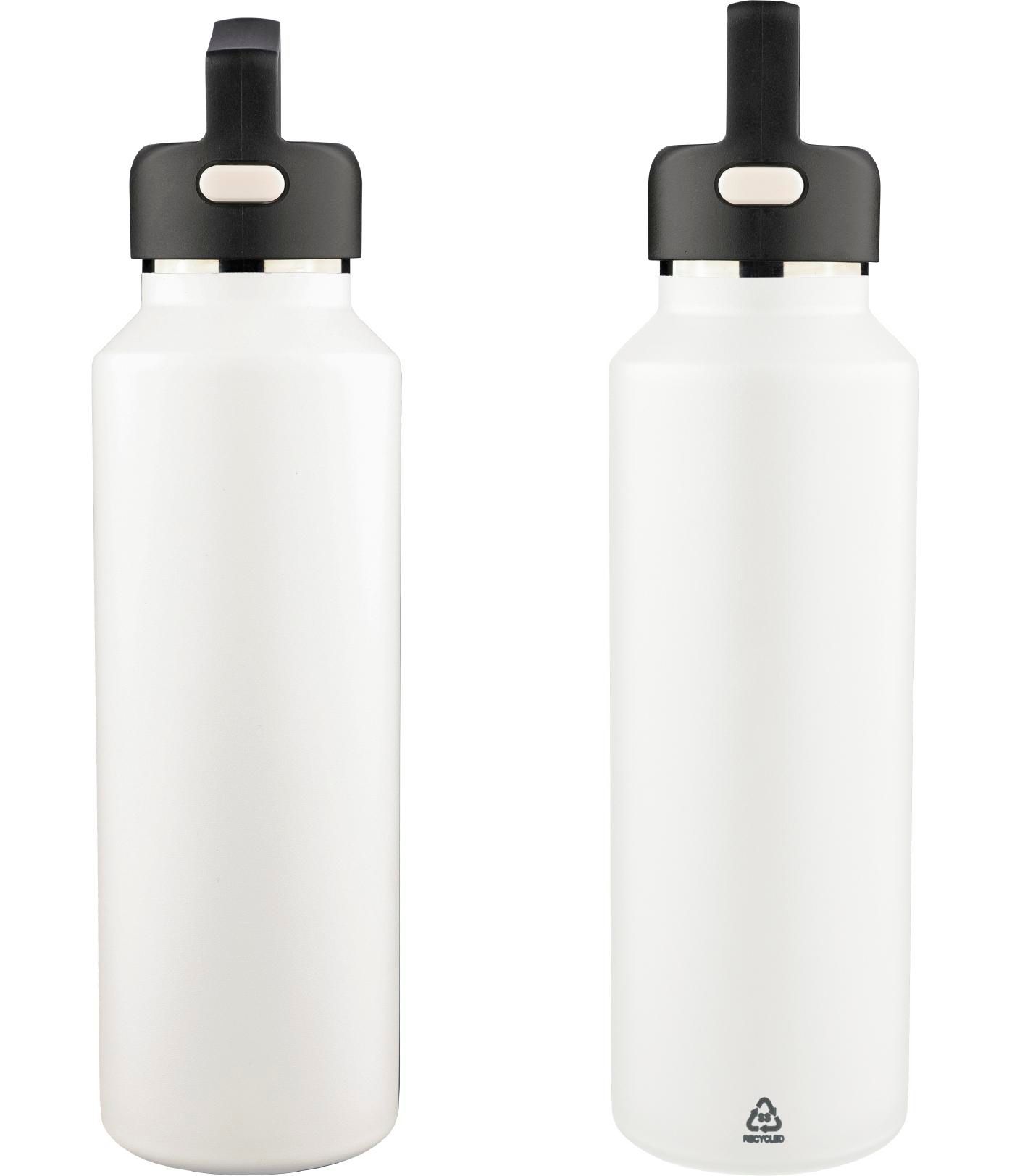 Botella termo de acero inox. reciclado Mace 600 ml