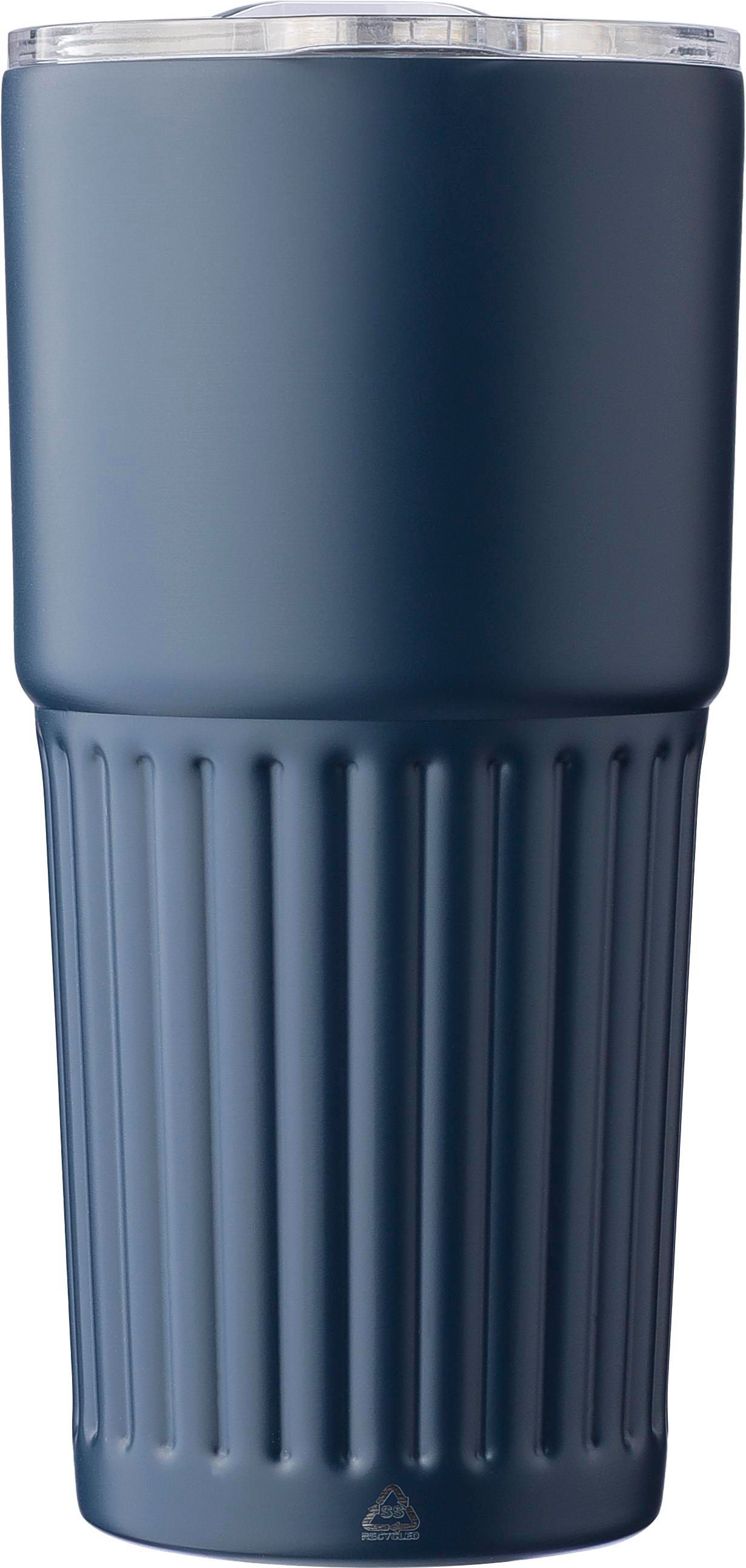 Vaso de acero inox. reciclado Kael 500 ml