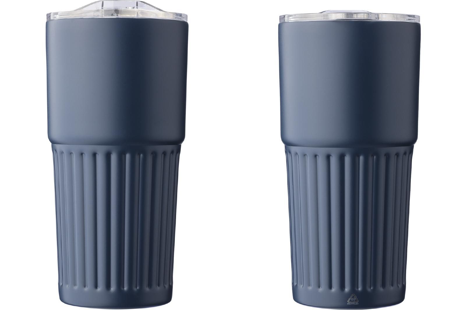 Vaso de acero inox. reciclado Kael 500 ml