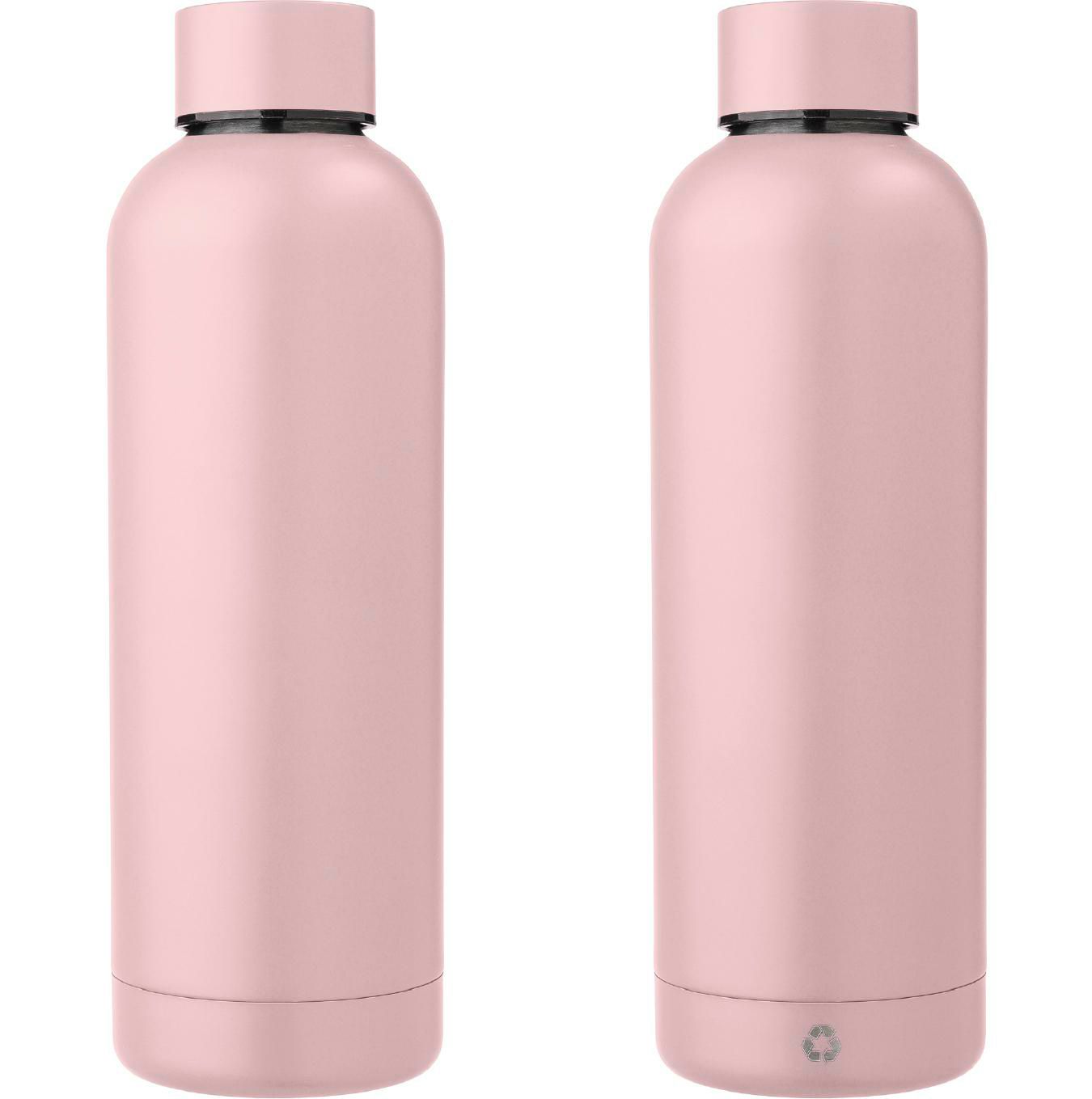 Botella de acero inox. reciclado Isaiah 500 ml