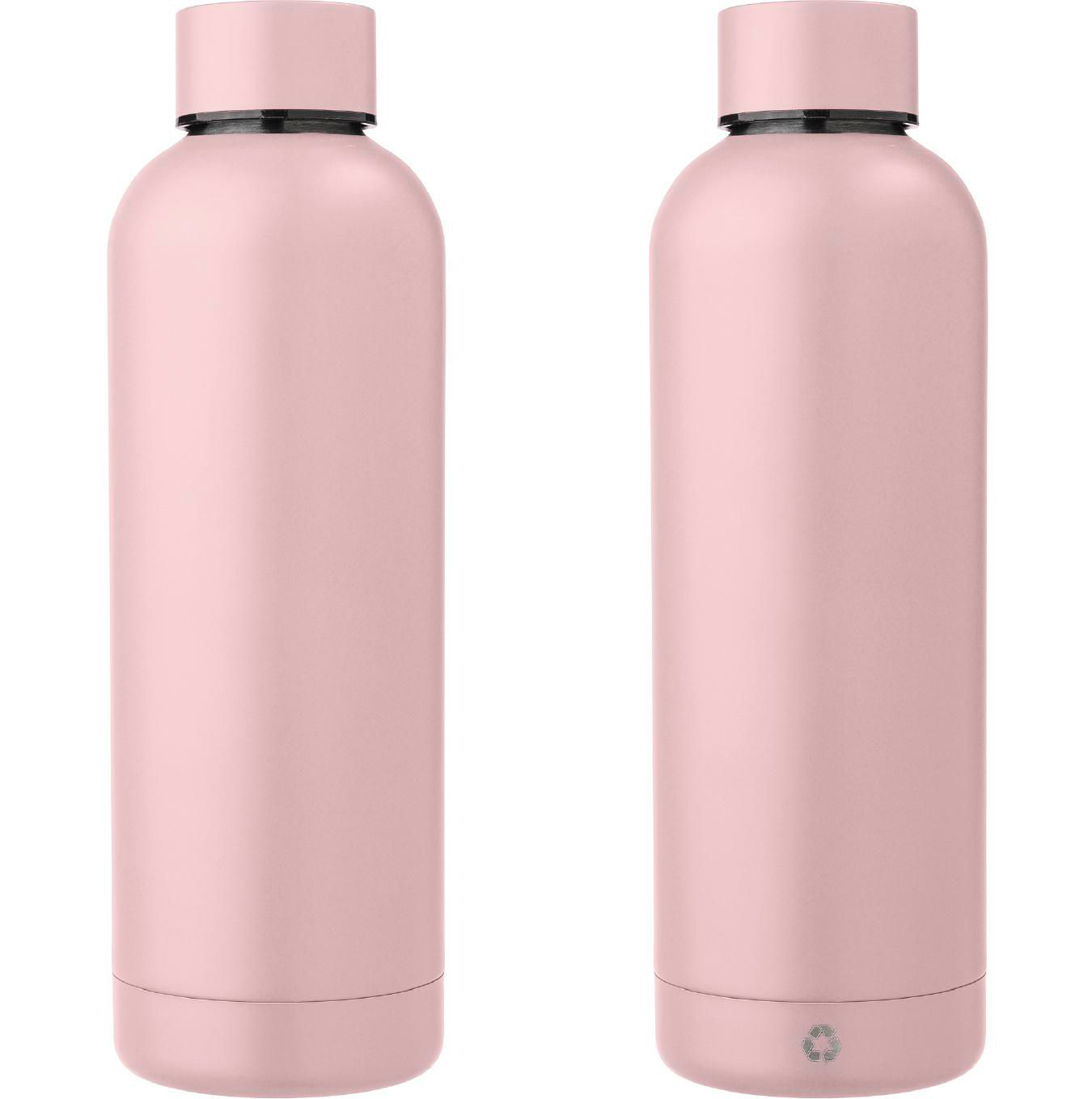 Botella de acero inox. reciclado Isaiah 500 ml