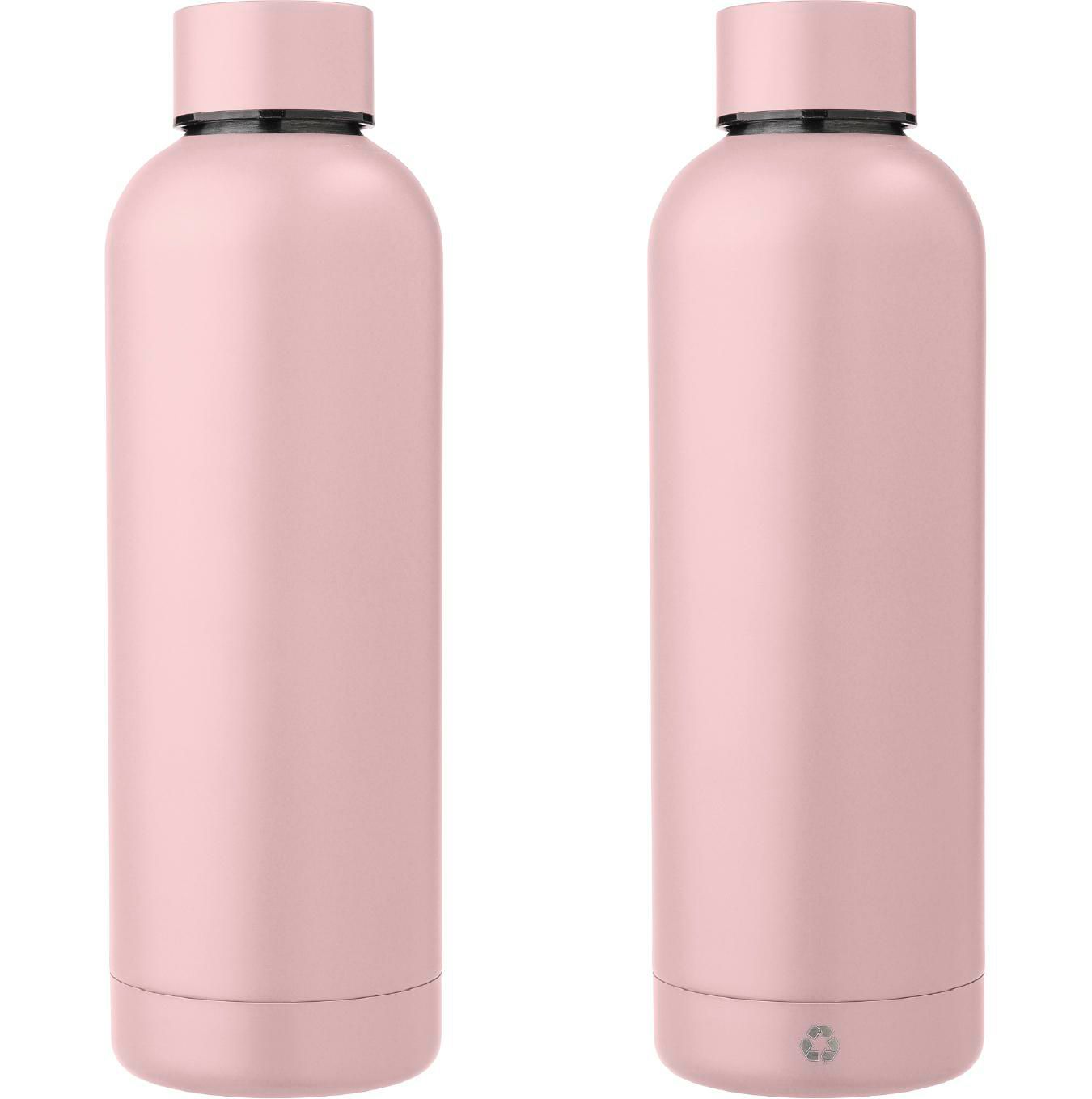 Botella de acero inox. reciclado Isaiah 500 ml