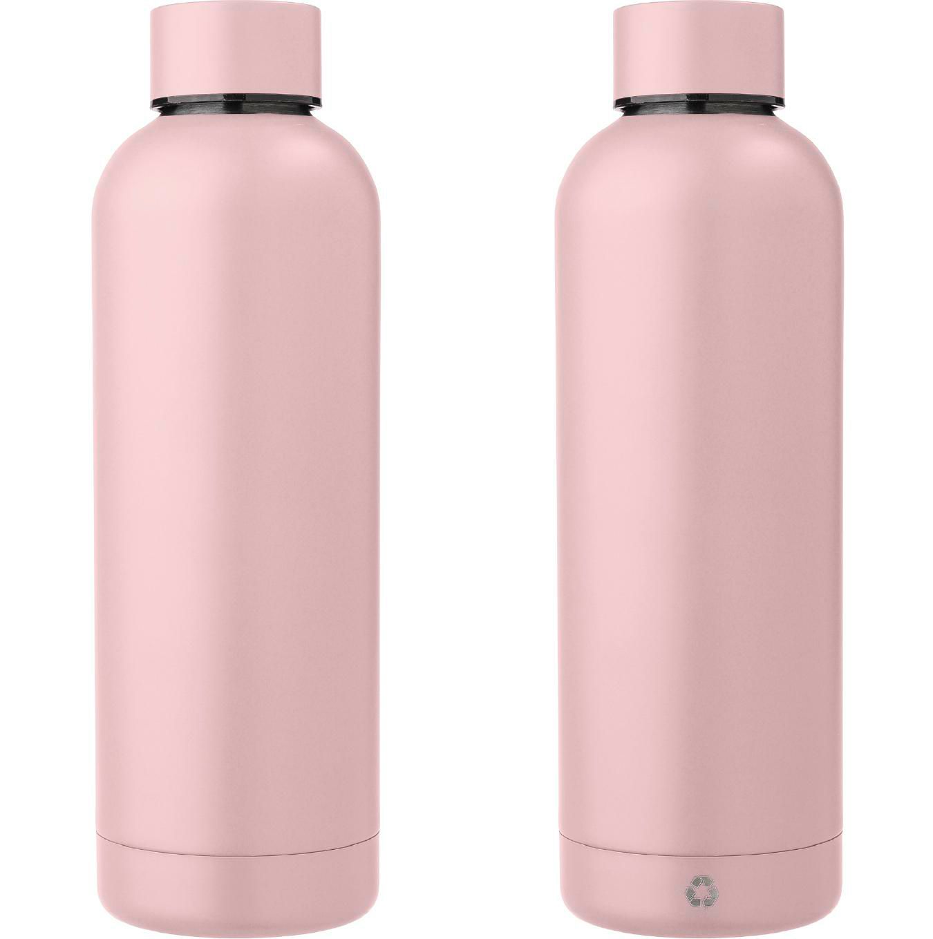 Botella de acero inox. reciclado Isaiah 500 ml