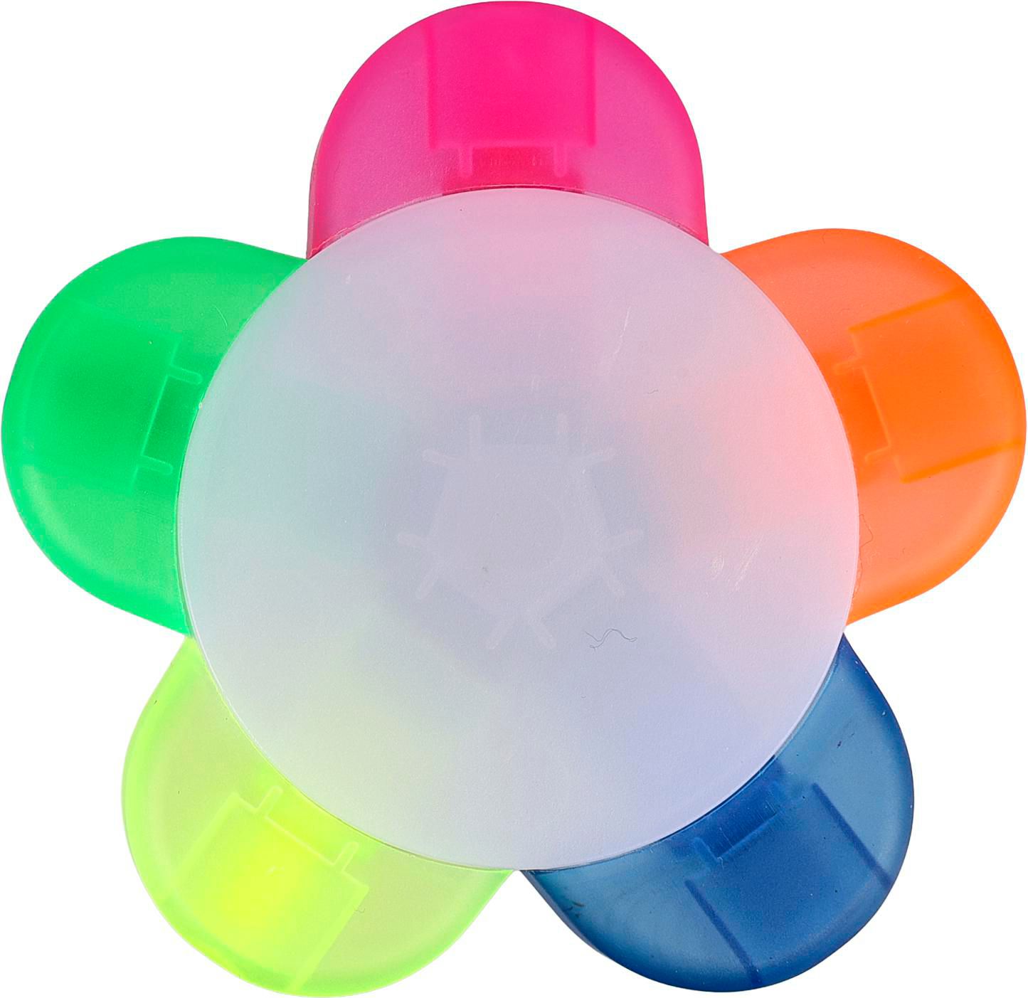 Highlighter set Brodie | Plastic | 5 colors