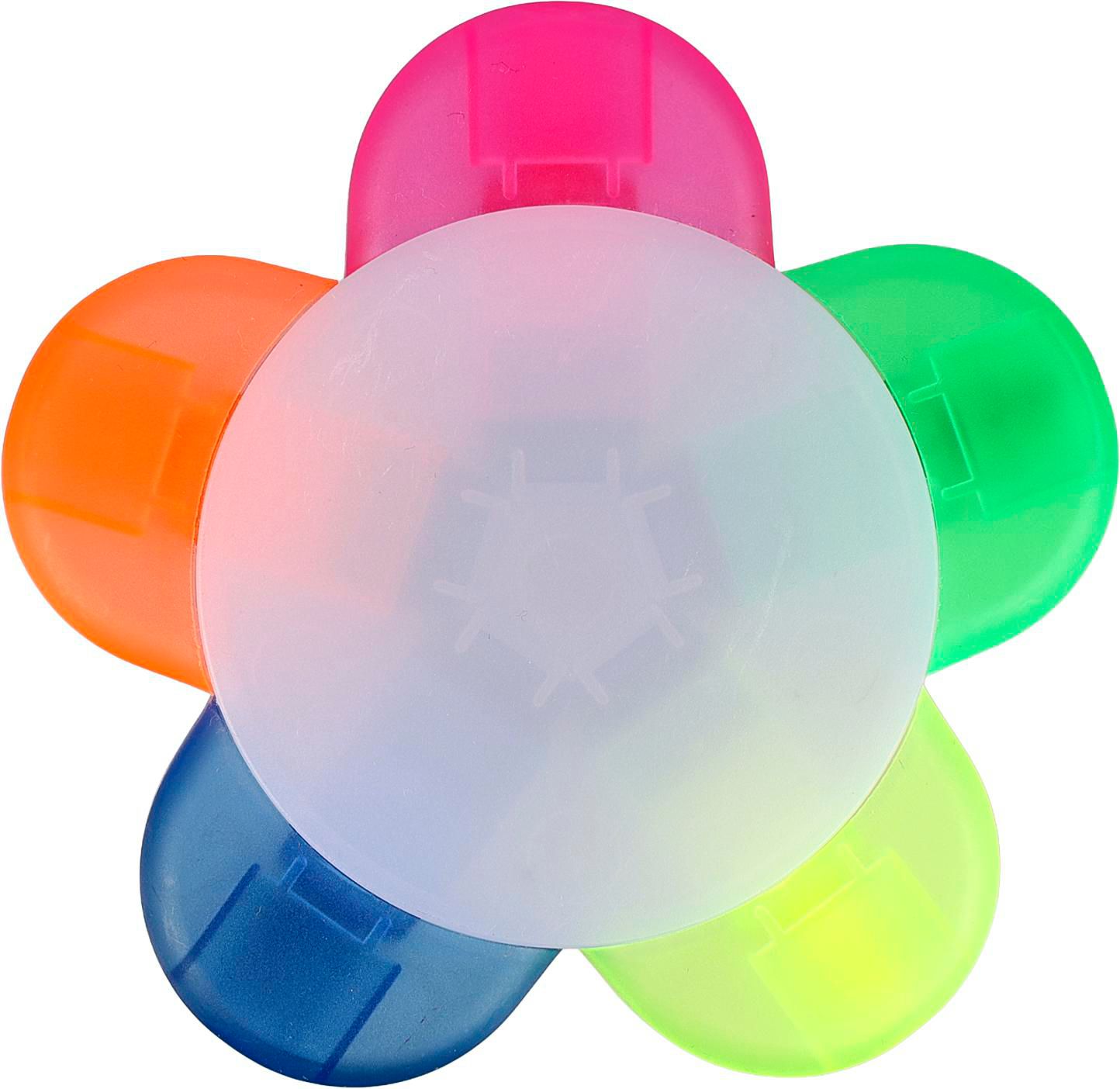 Highlighter set Brodie | Plastic | 5 colors