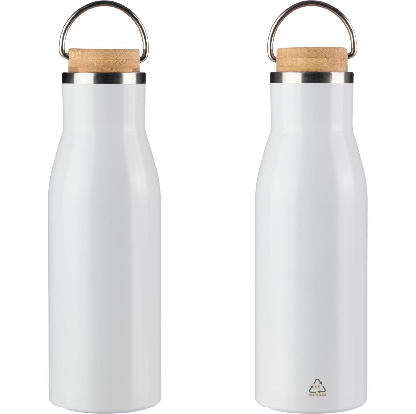 Botella de acero inox. reciclado Aline
