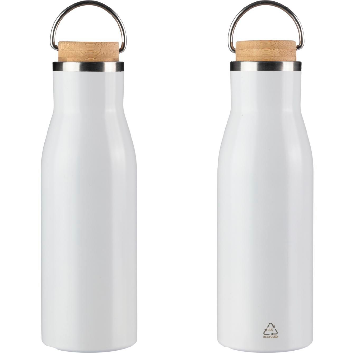 Botella de acero inox. reciclado Aline