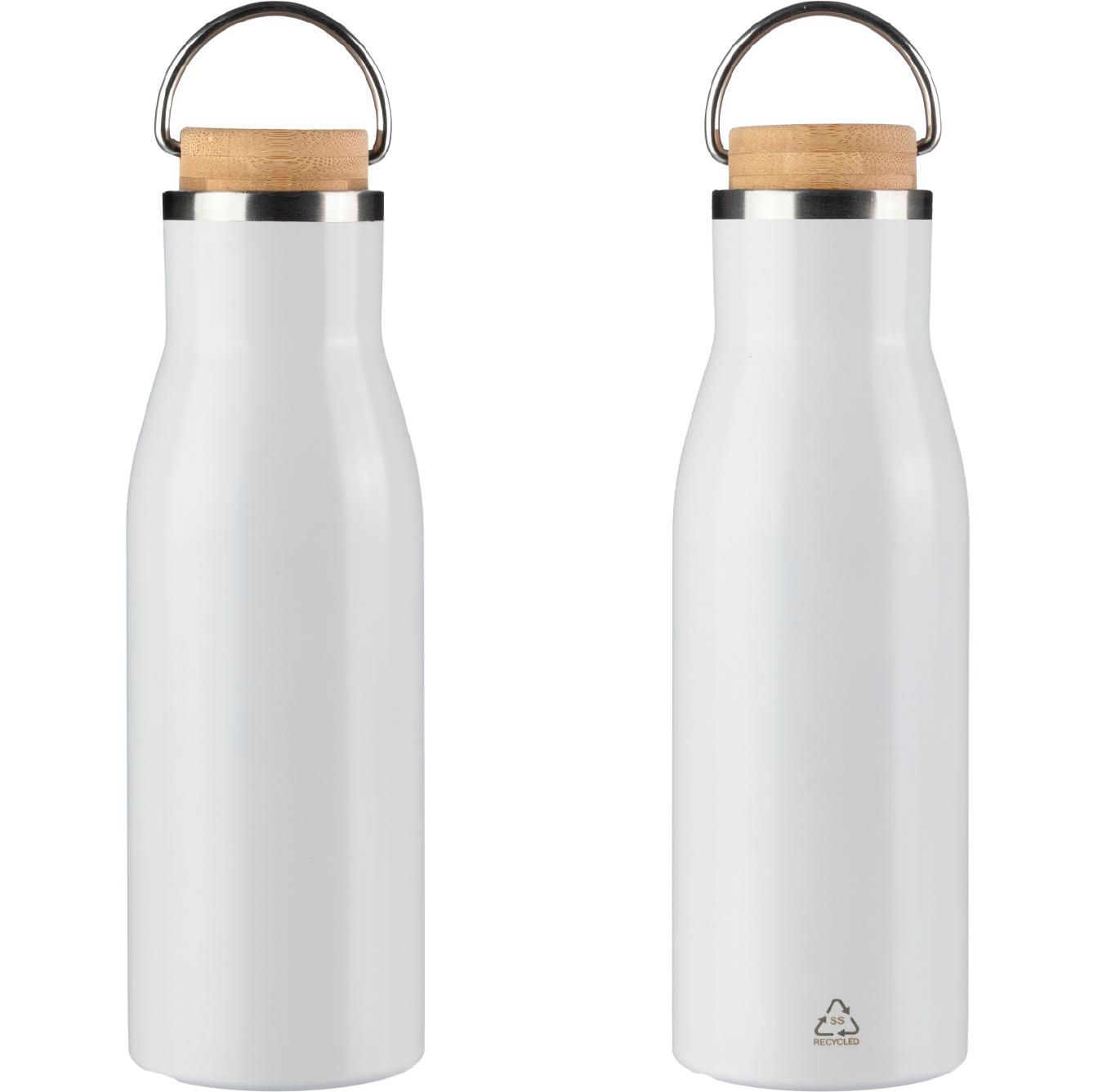 Botella de acero inox. reciclado Aline