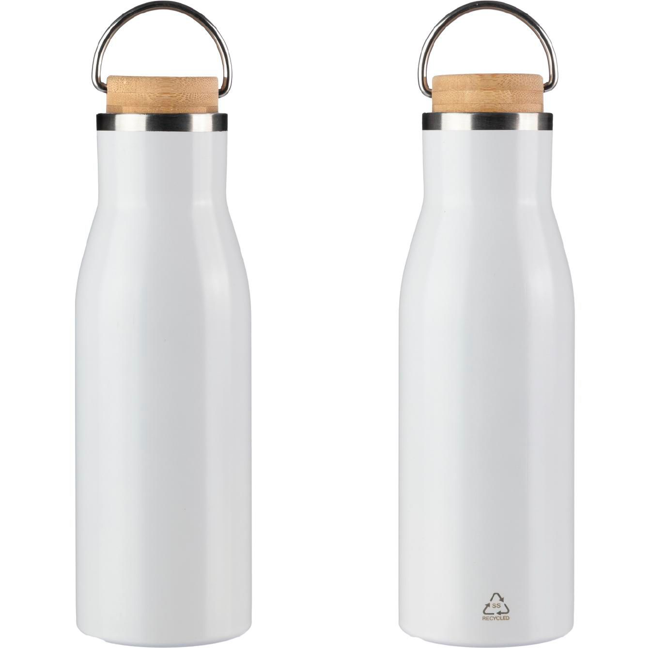 Botella de acero inox. reciclado Aline