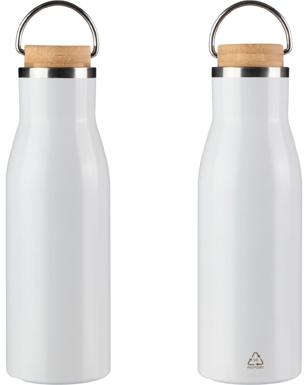 Botella de acero inox. reciclado Aline