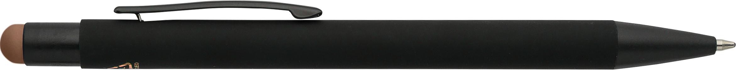 Bolígrafo de aluminio recubierto de goma Formentera