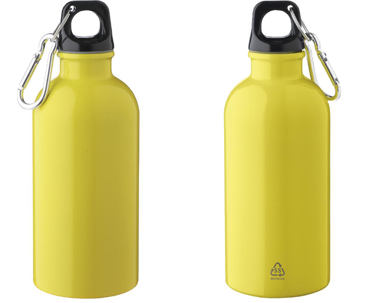 Recycled stainless steel single walled bottle (400 ml) Sable