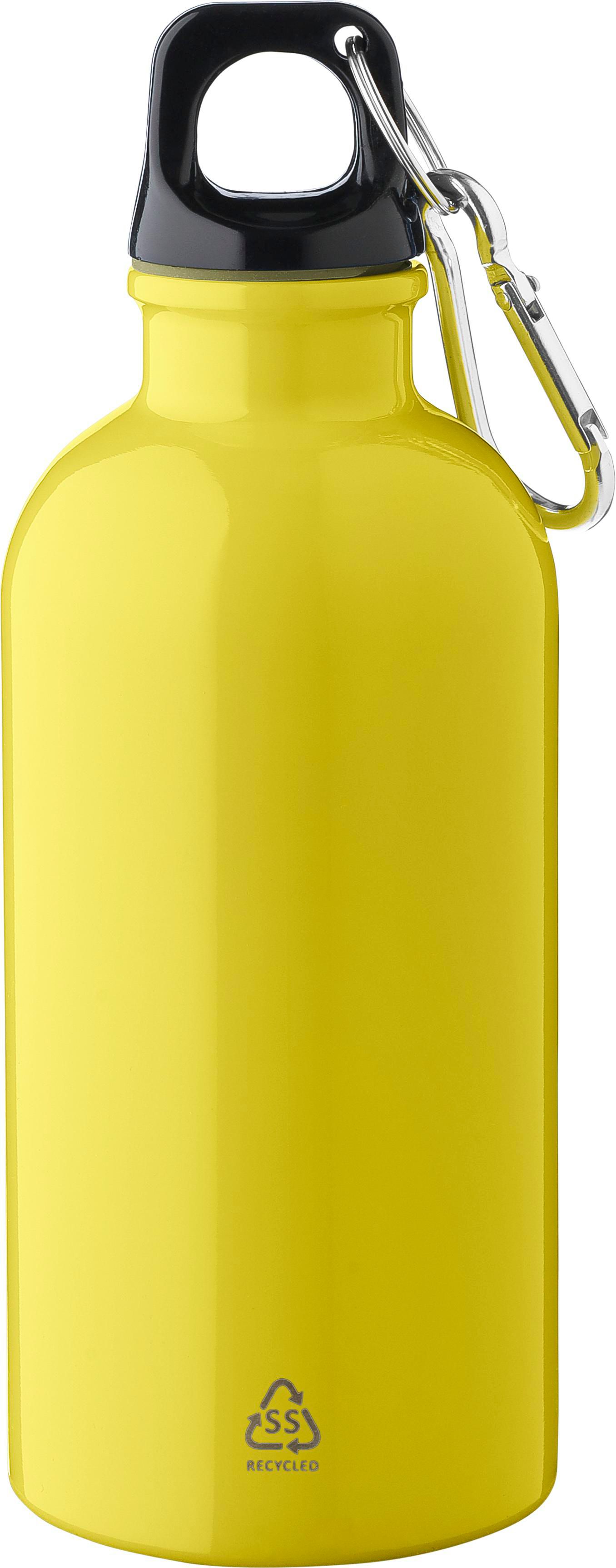 Recycled stainless steel single walled bottle (400 ml) Sable