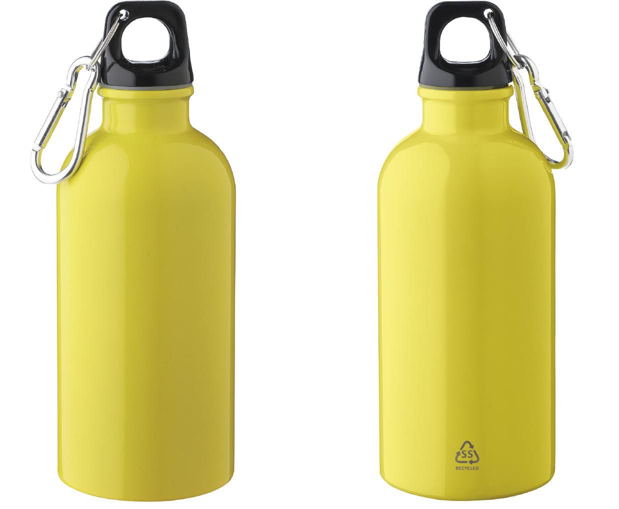Recycled stainless steel single walled bottle (400 ml) Sable