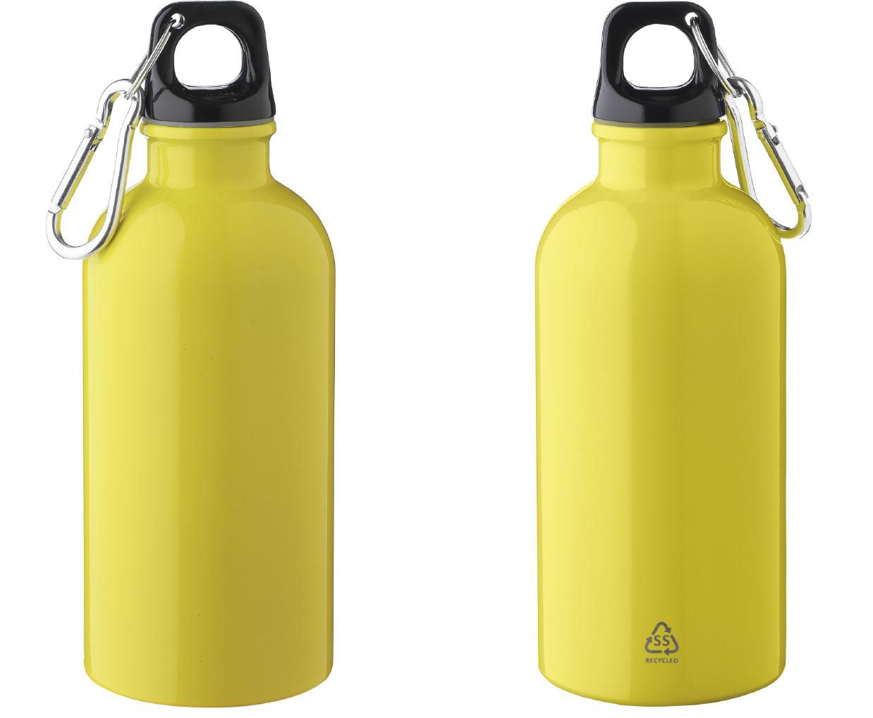 Recycled stainless steel single walled bottle (400 ml) Sable