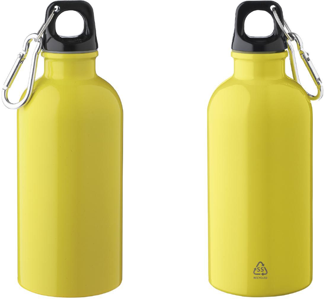 Recycled stainless steel single walled bottle (400 ml) Sable
