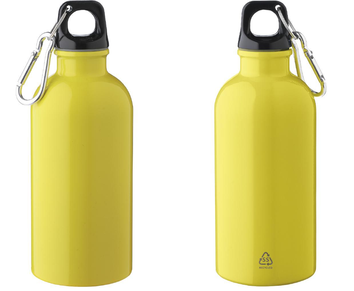 Recycled stainless steel single walled bottle (400 ml) Sable
