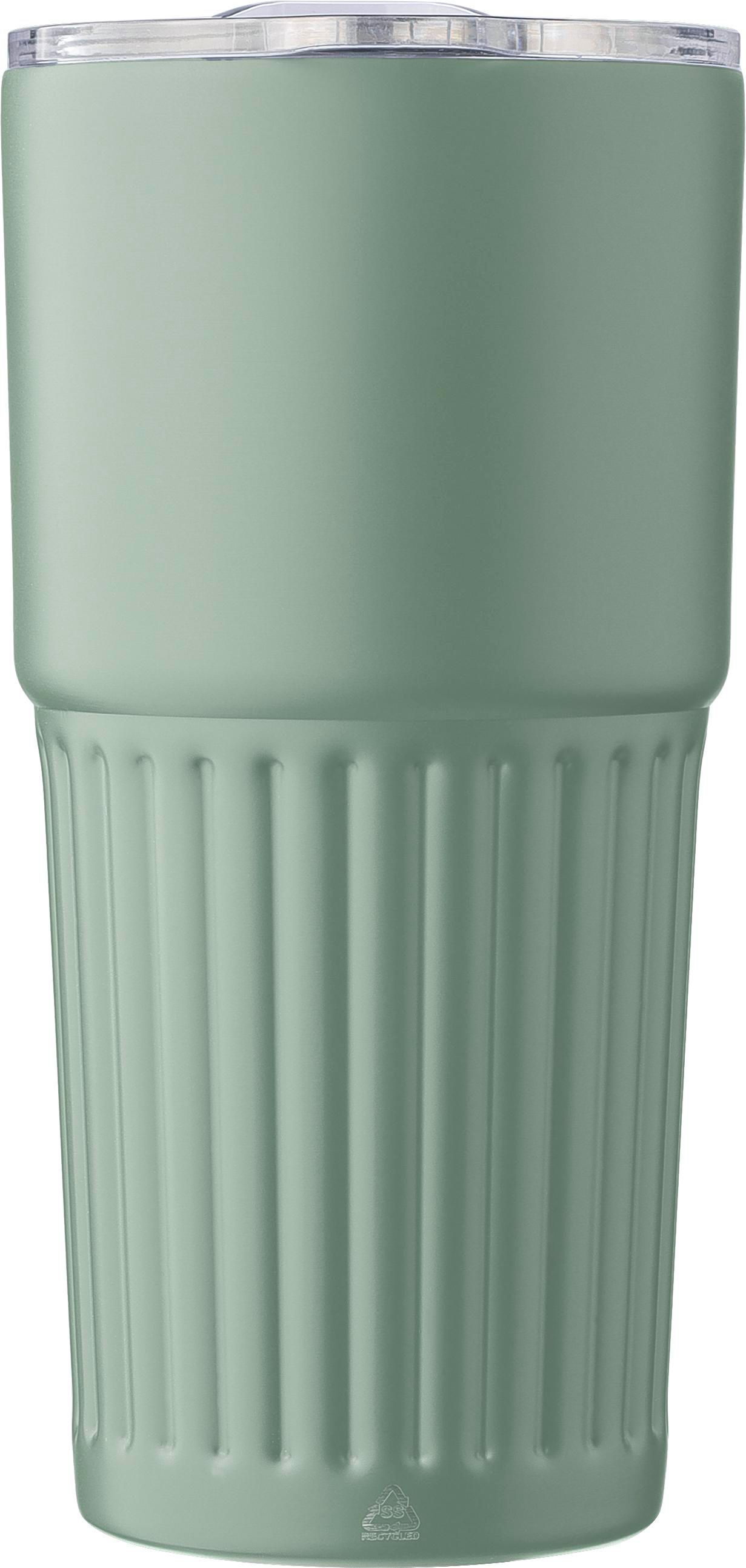 Vaso de acero inox. reciclado Kael 500 ml
