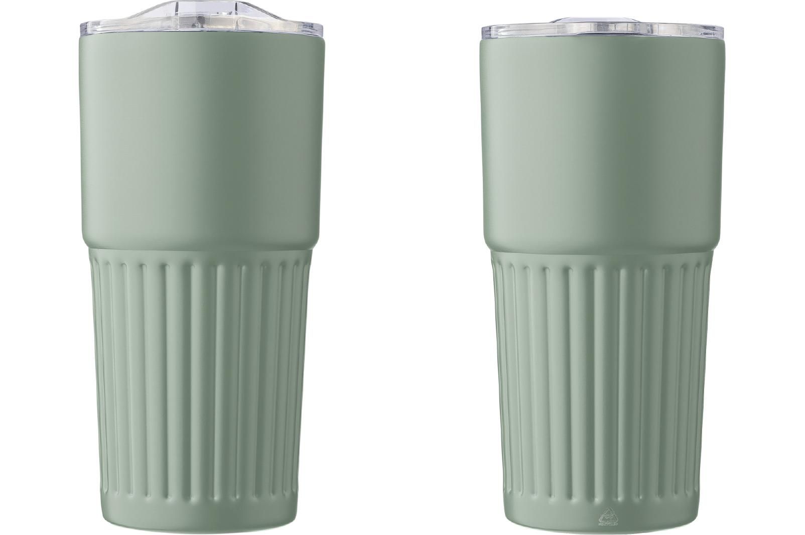 Vaso de acero inox. reciclado Kael 500 ml