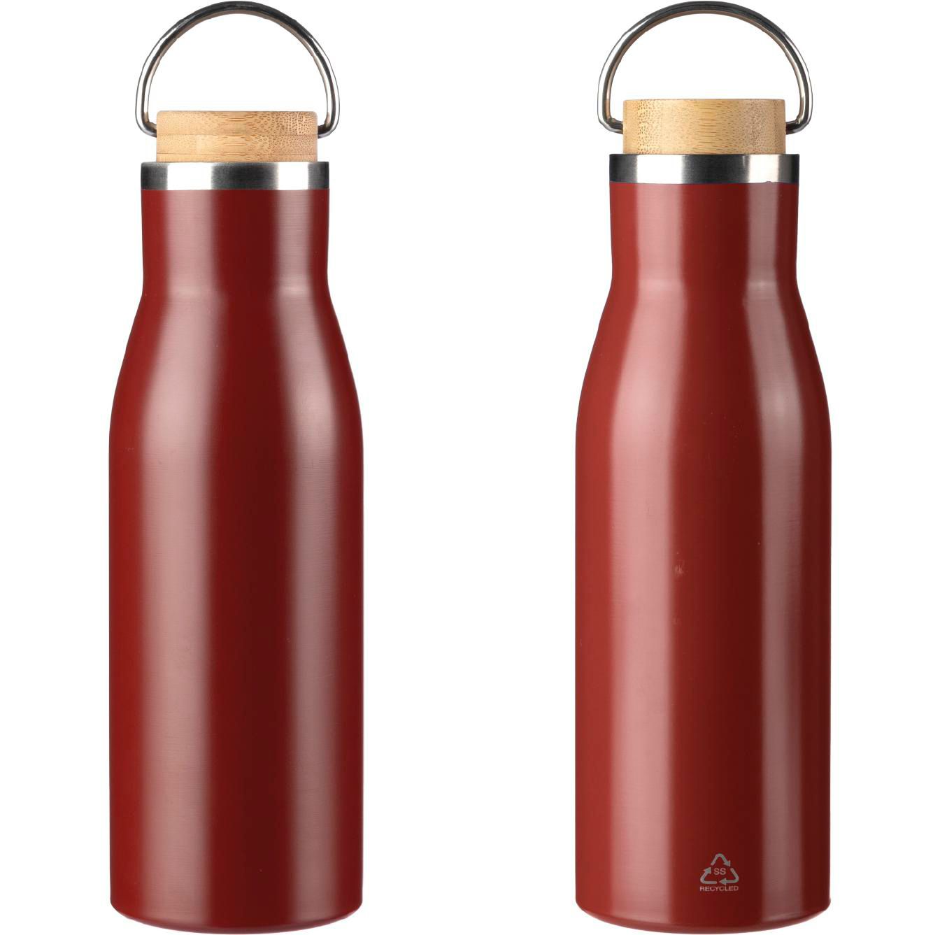 Botella de acero inox. reciclado Aline
