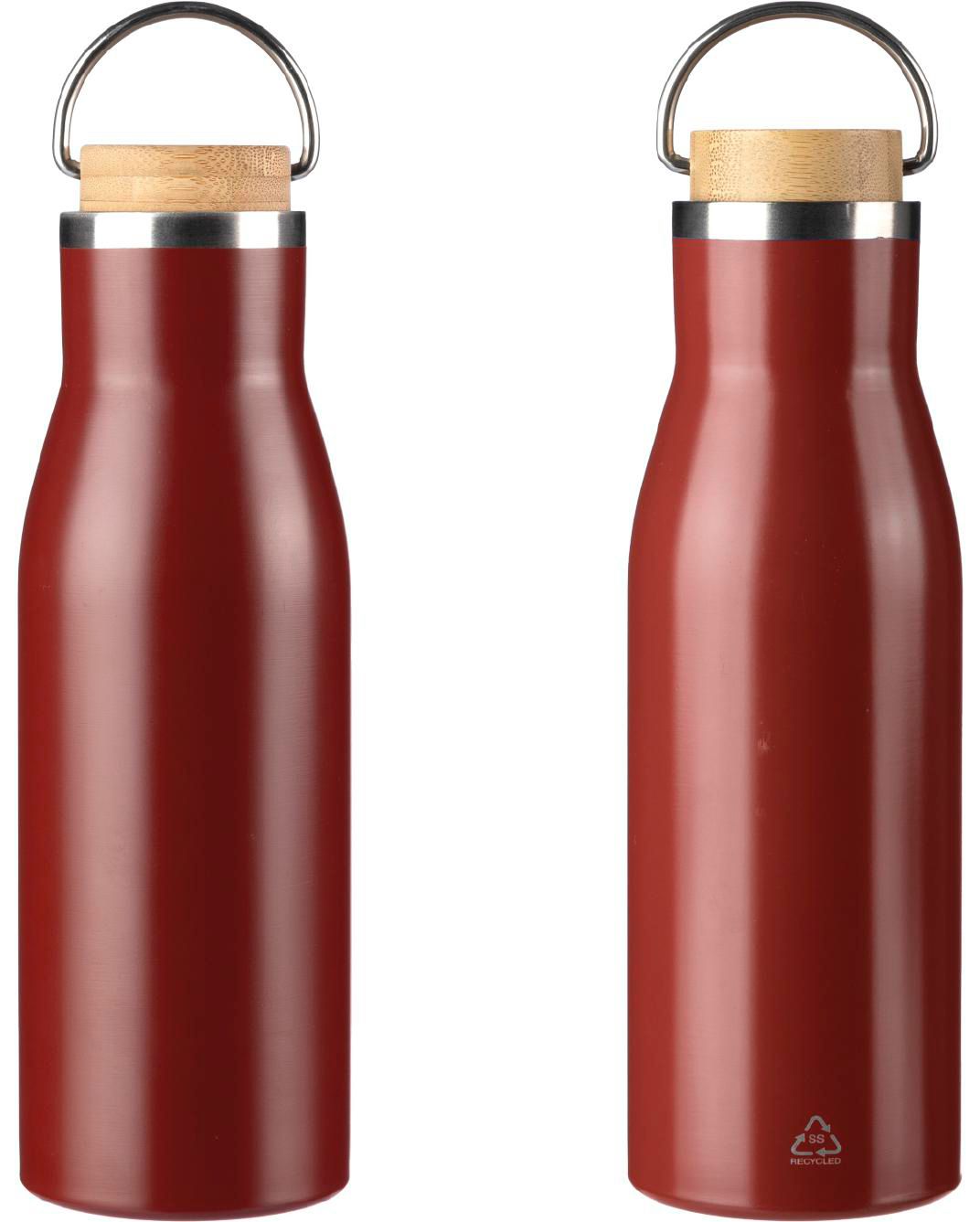 Botella de acero inox. reciclado Aline
