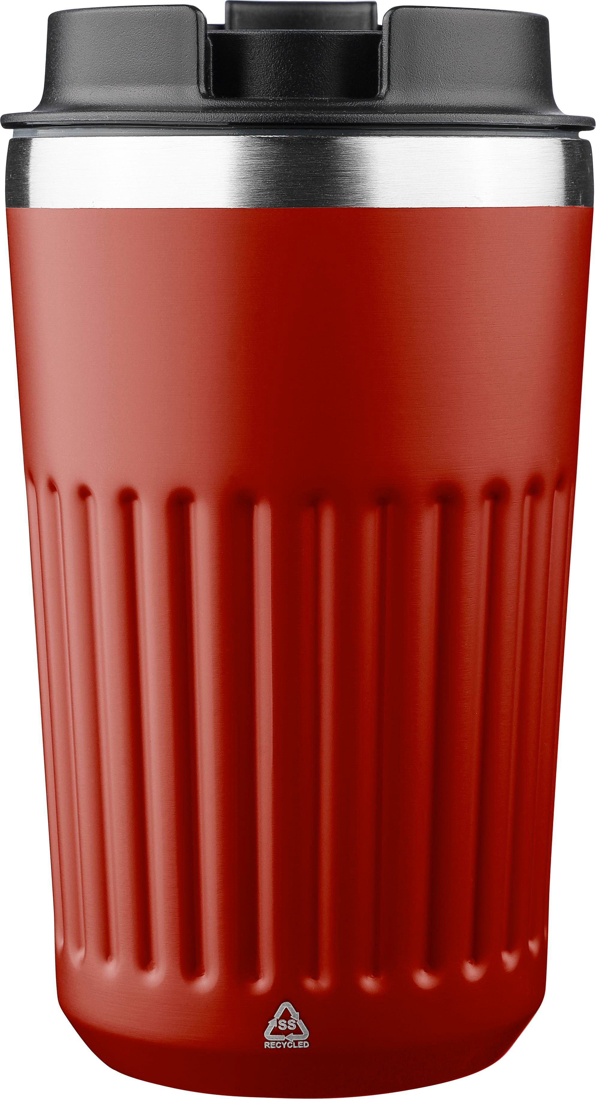 Vaso termo de acero inox. reciclado Chiara 400 ml