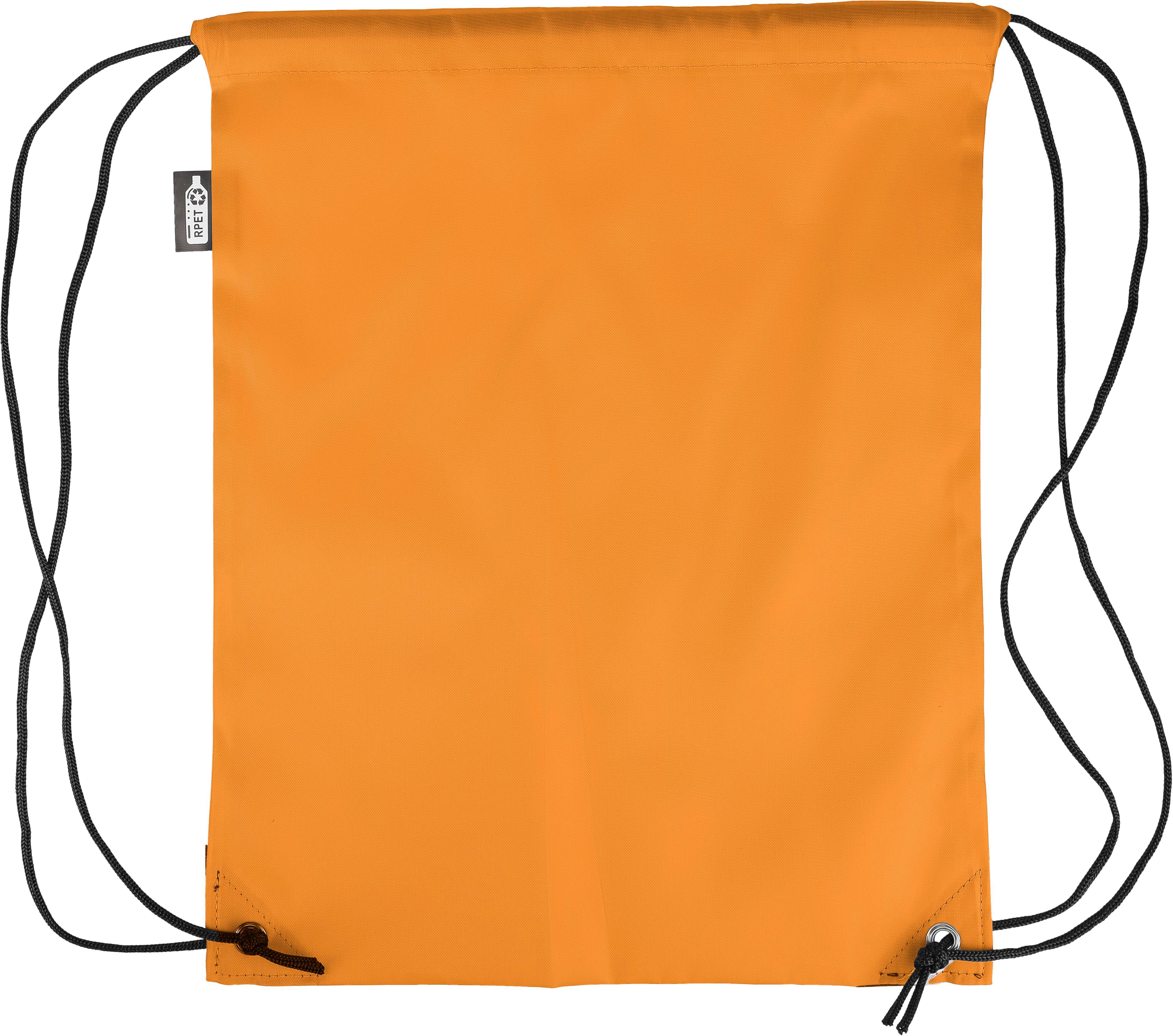 Recycled rPET polyester (210D) drawstring backpack Enrique