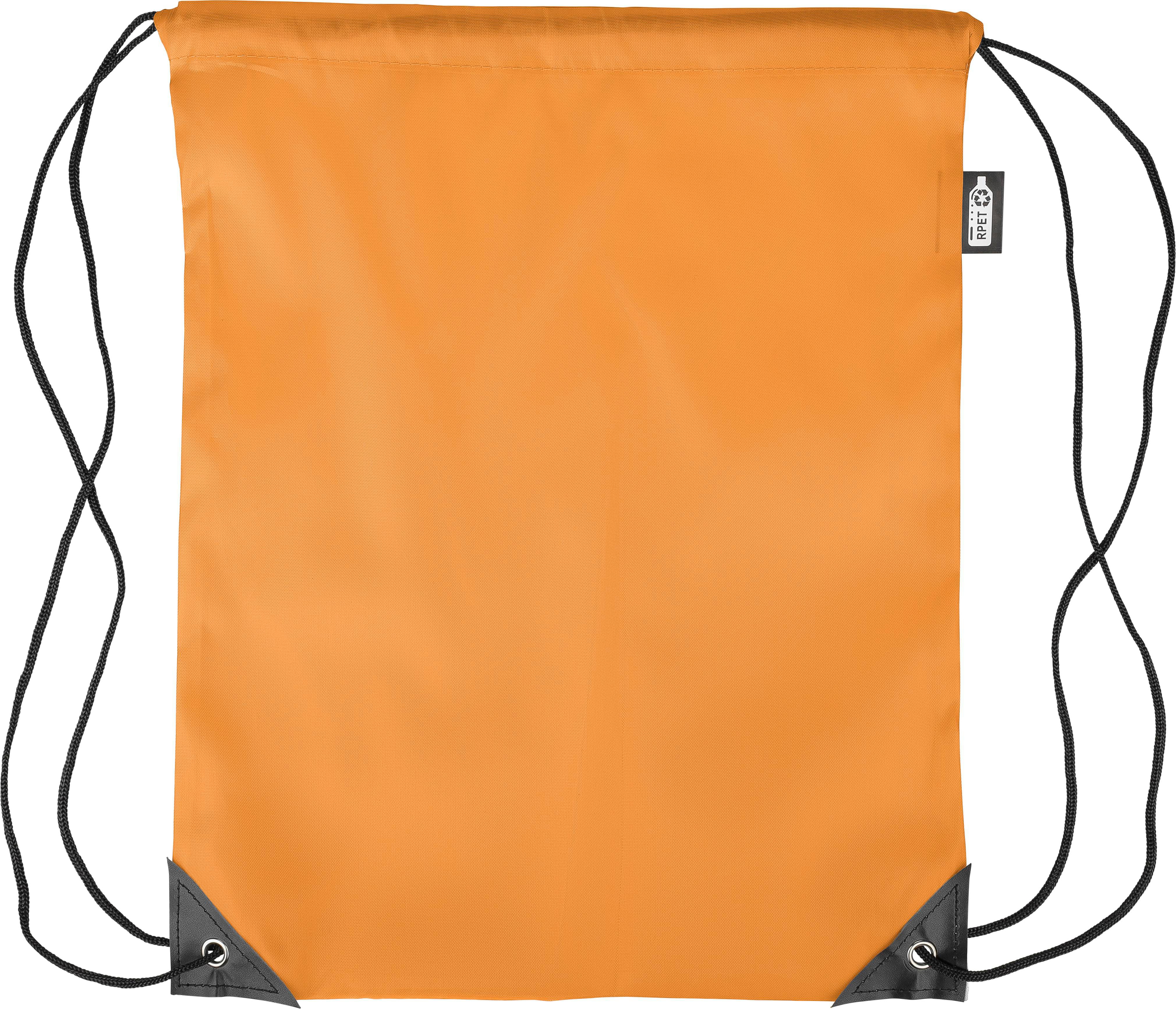 Recycled rPET polyester (210D) drawstring backpack Enrique