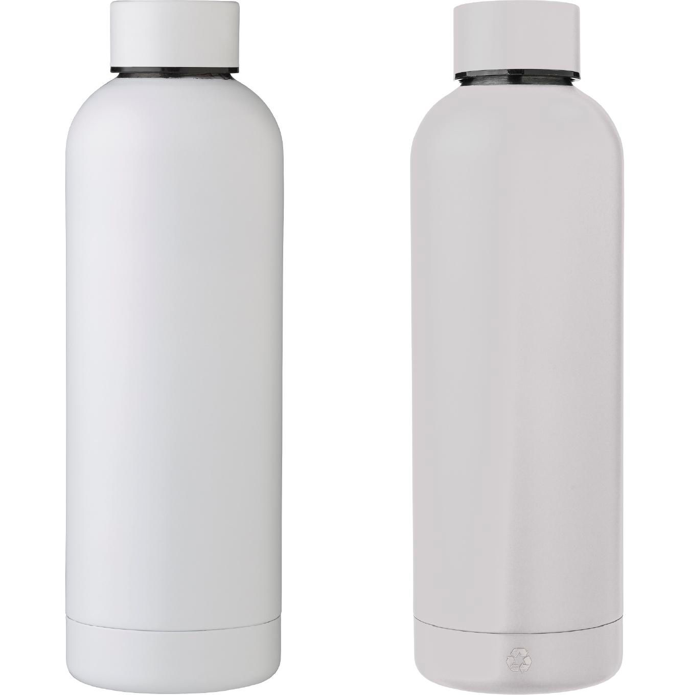 Botella de acero inox. reciclado Isaiah 500 ml