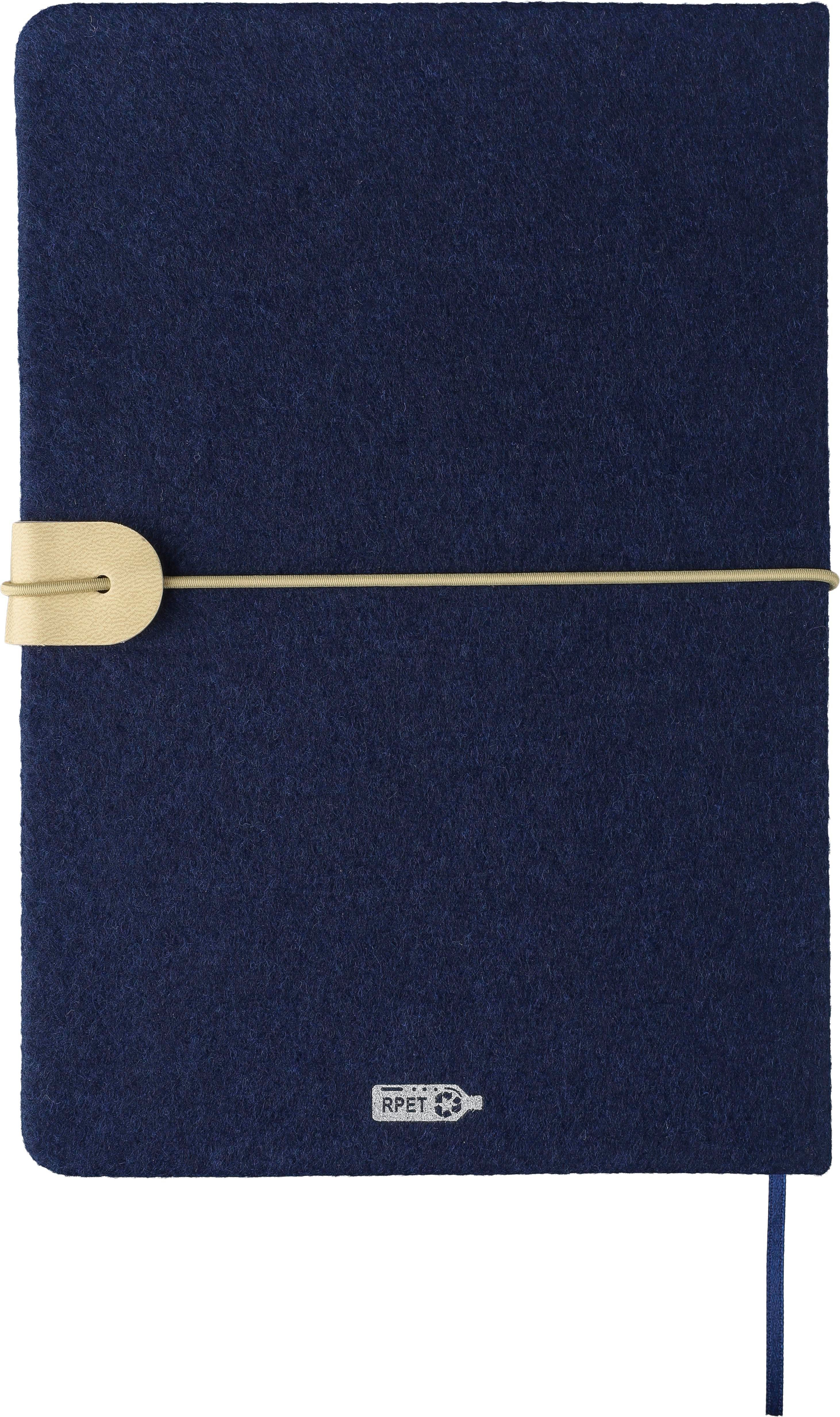 Cuaderno Danio | Fieltro reciclado | A5 | Rayado