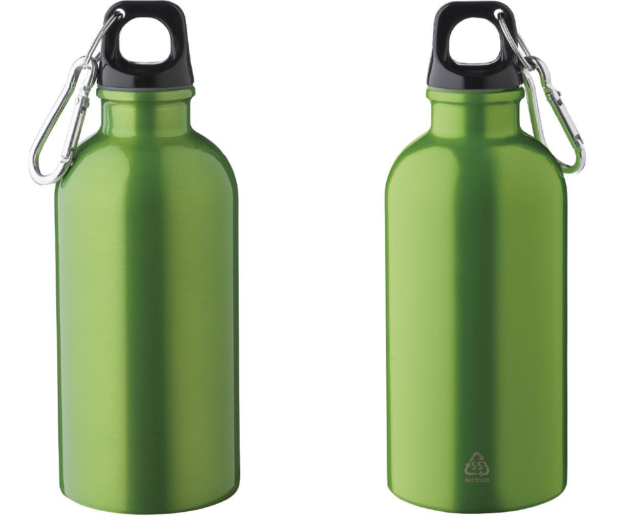 Recycled stainless steel single walled bottle (400 ml) Sable