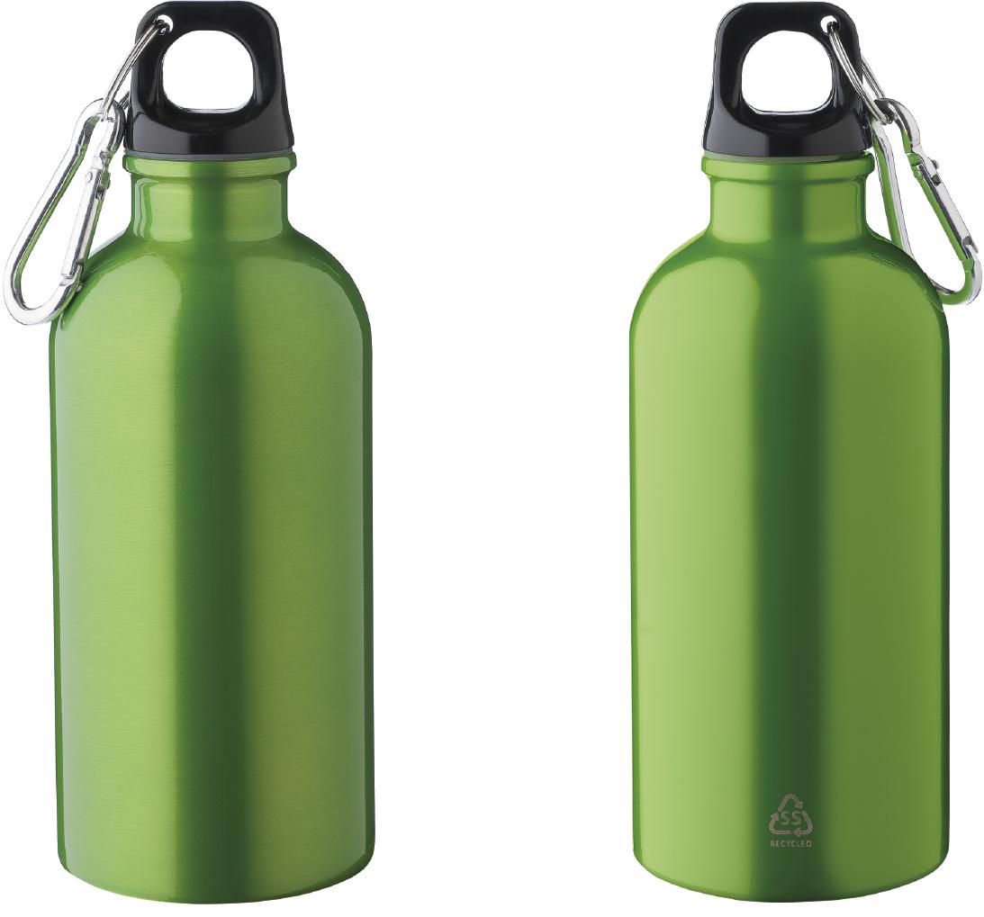 Recycled stainless steel single walled bottle (400 ml) Sable