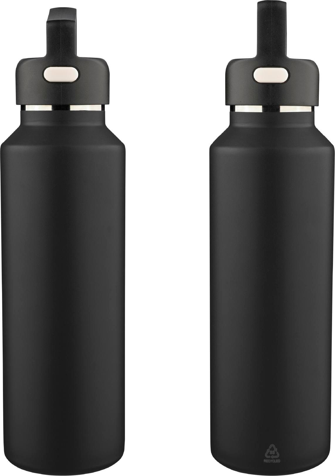 Botella termo de acero inox. reciclado Mace 600 ml
