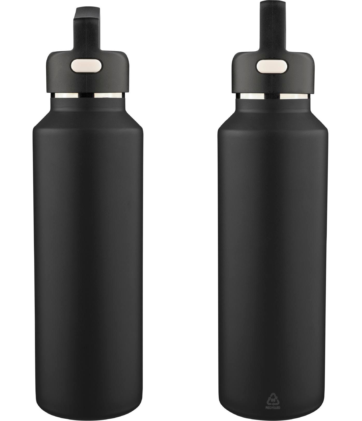 Botella termo de acero inox. reciclado Mace 600 ml