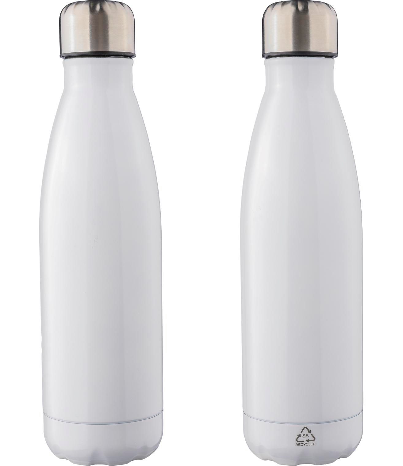 Recycled stainless steel double walled flask Lombok