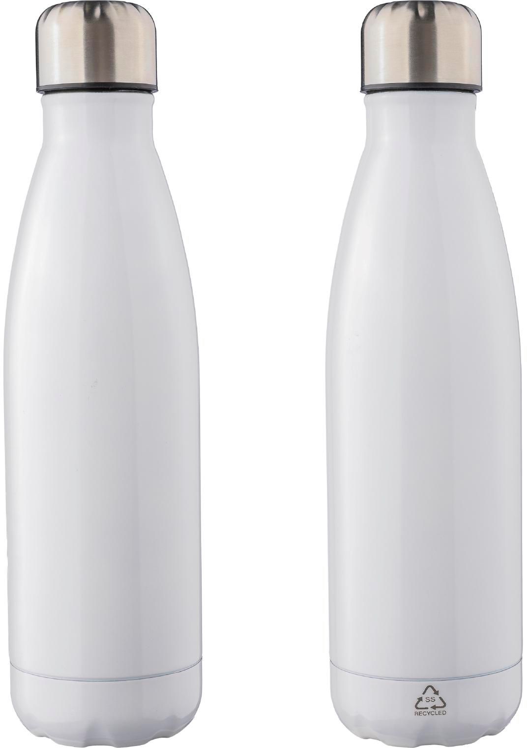 Recycled stainless steel double walled flask Lombok