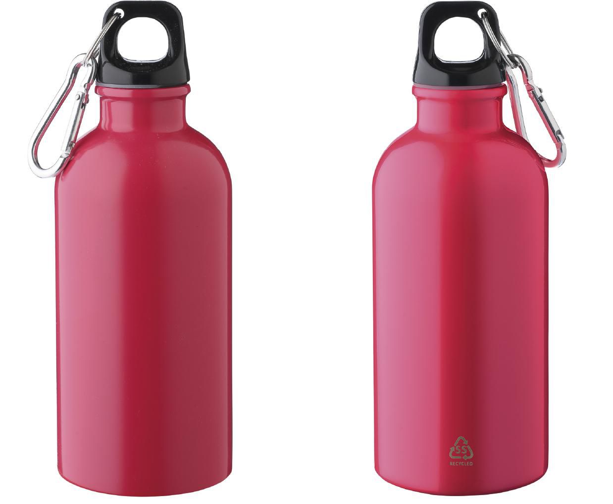 Recycled stainless steel single walled bottle (400 ml) Sable