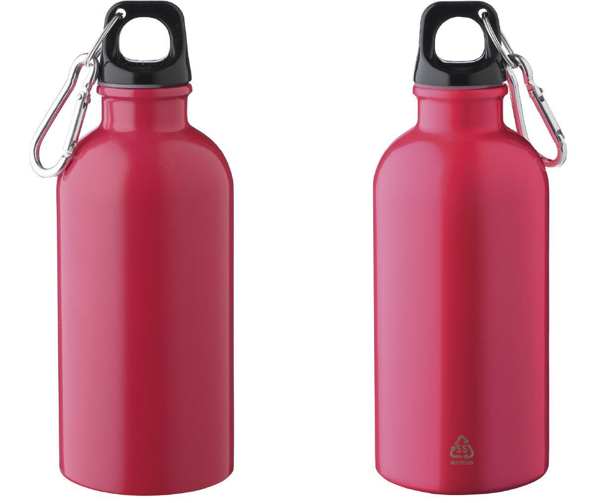 Recycled stainless steel single walled bottle (400 ml) Sable