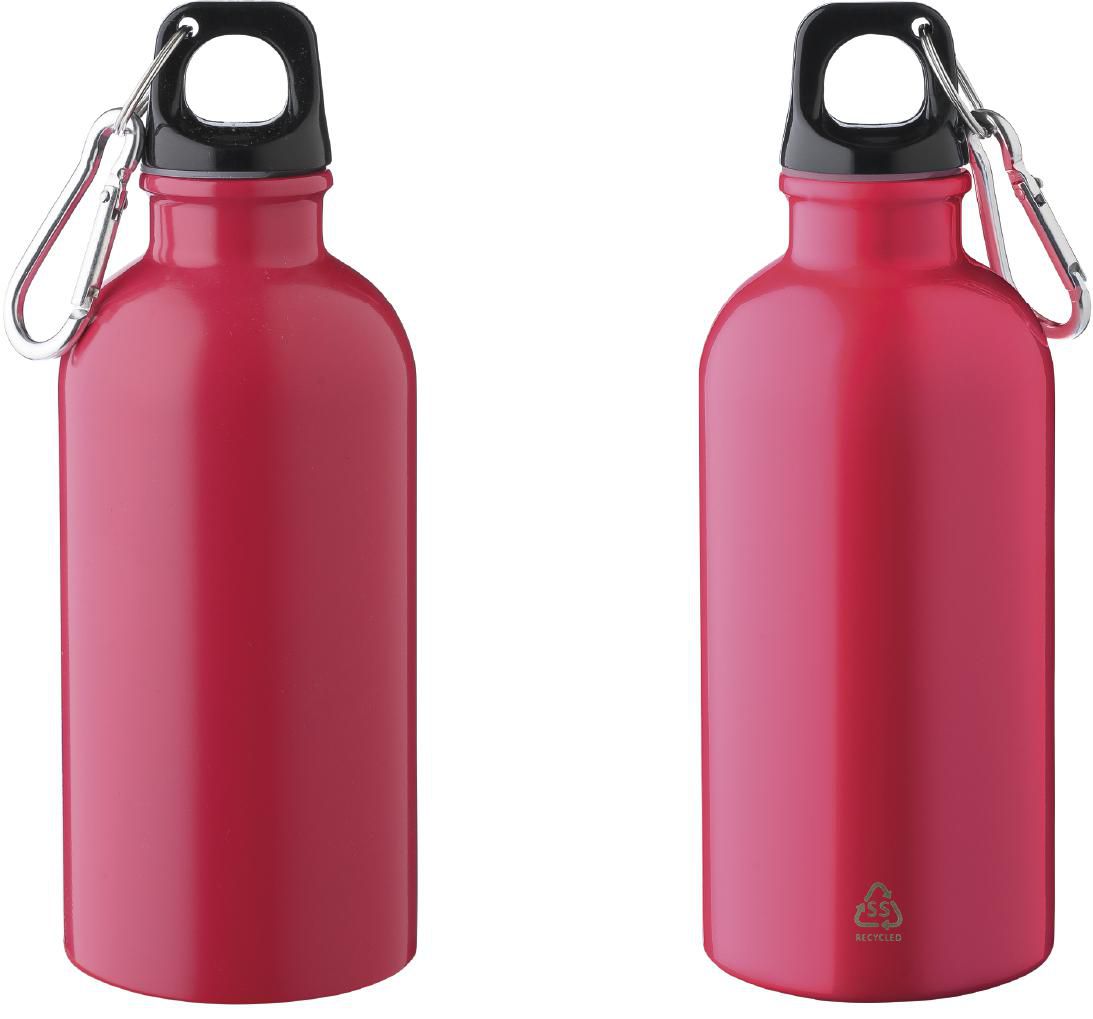 Recycled stainless steel single walled bottle (400 ml) Sable