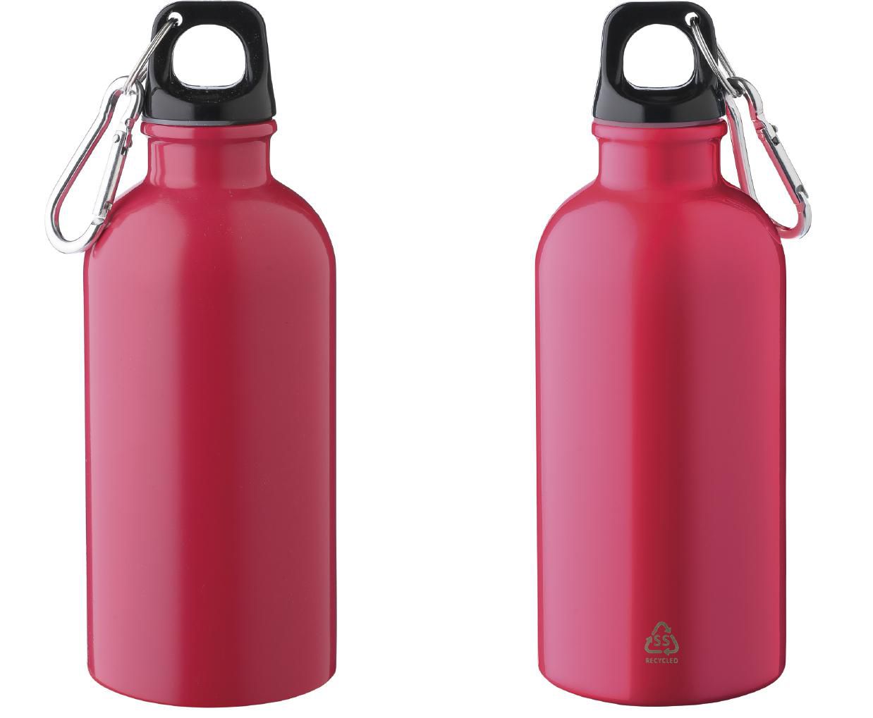Recycled stainless steel single walled bottle (400 ml) Sable