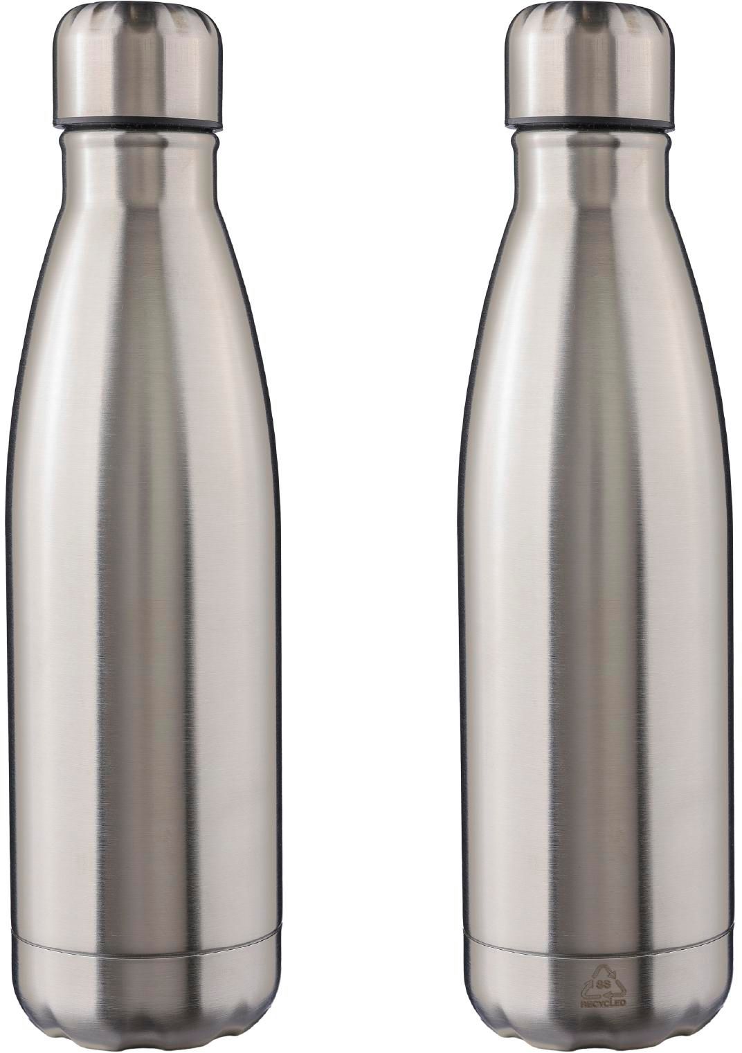 Recycled stainless steel double walled flask Lombok