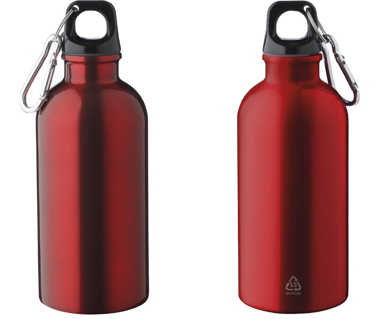 Recycled stainless steel single walled bottle (400 ml) Sable
